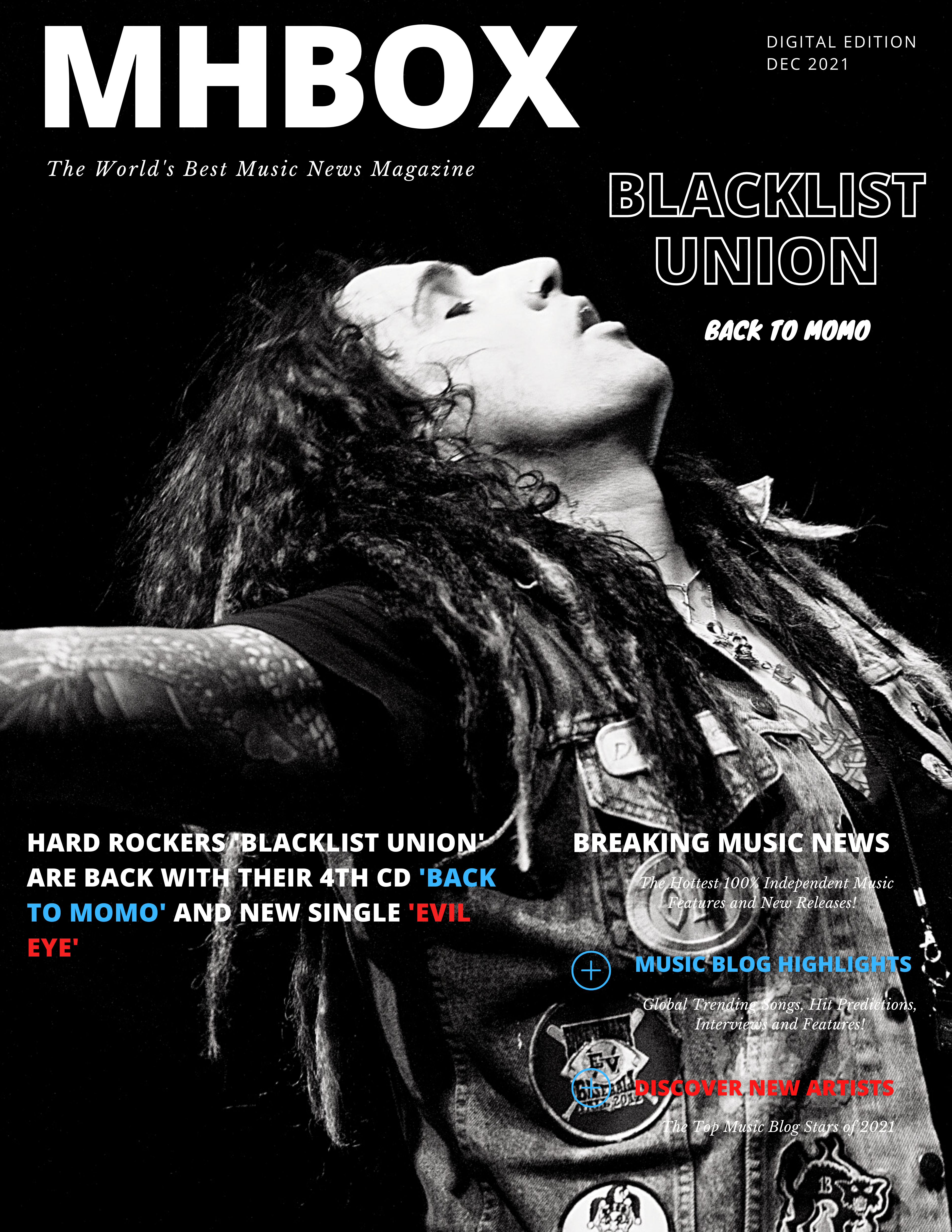 MHBOX Magazine Cover Stars – Blacklist Union – Dec 2021