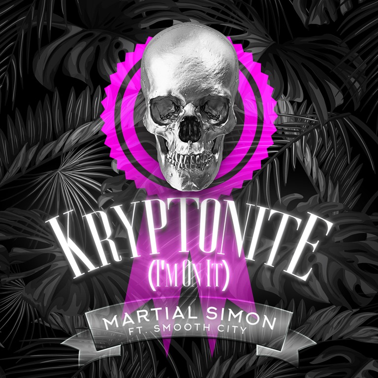 New York producer ‘Martial Simon’ lets loose a huge, stomping, deep bass club sound with his  mysterious but upfront super g-house anthem ‘Kryptonite’ feat ‘Smooth City’