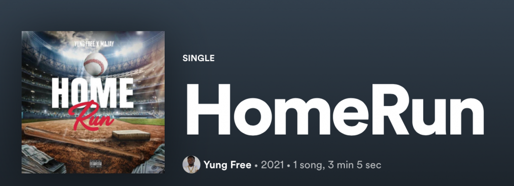 Yung Free is looking to shake-up the rap game; check out the new single ‘Home Run’
