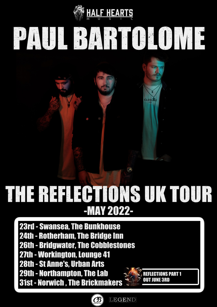 ‘Paul Bartolome’ announces tour dates for ‘the Reflections’ headline shows