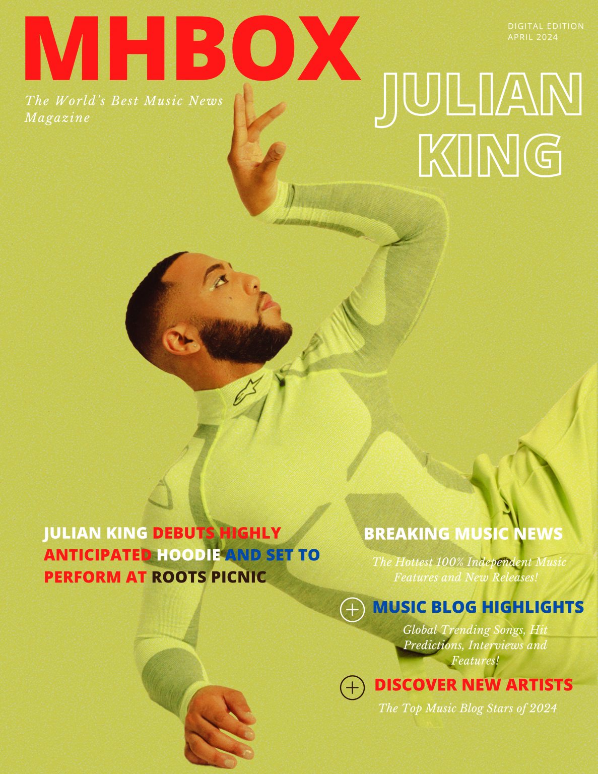 Cover Star: Julian King is Front and Center on Musichitbox - Delving ...